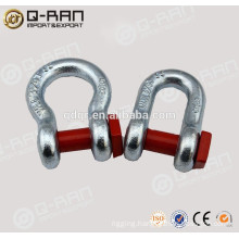 Marine Hardware US Type Drop Forged Carbon Steel Adjustable Dee Shackle